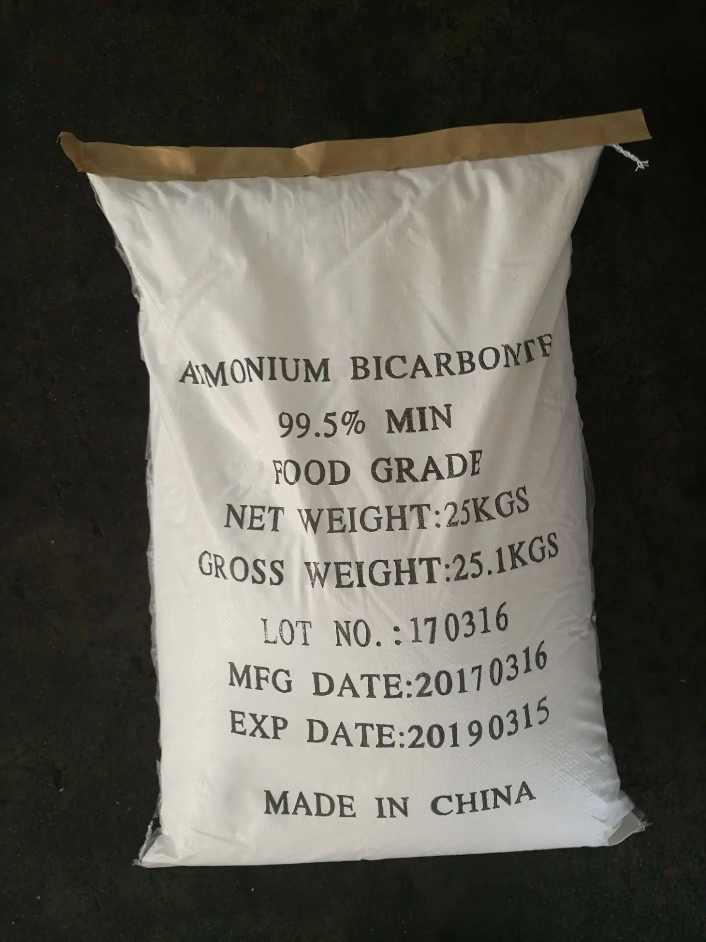 
Ammonium Bicarbonate 99.5% Dry Powder 