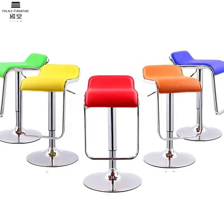 Bar stools made in china  genuine leather bar stools swivel  metal chair Barstool pub chairs bar stool