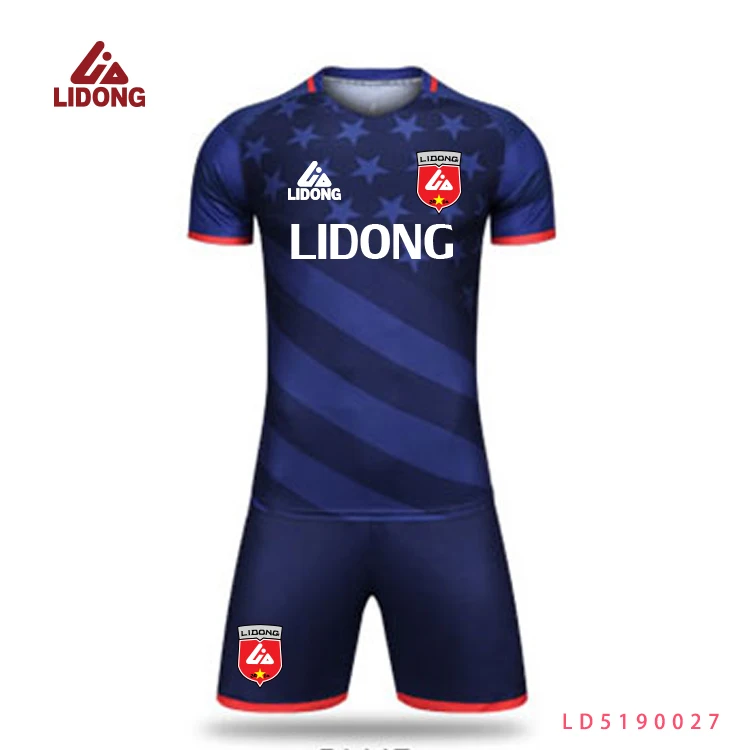 
Wholesale Blank dropship soccer jersey new design grade ori for team football clothes 