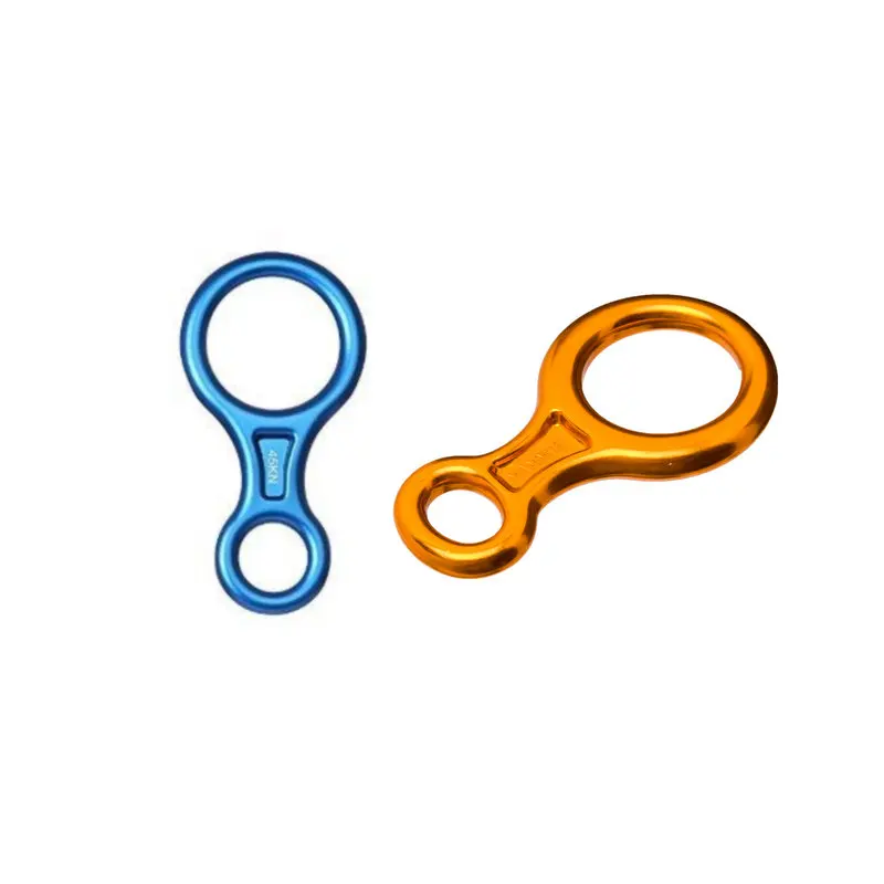 Горячая Распродажа кованый 7075 Алюминиевый анодирующий 35KN Рисунок 8 альпинистский спуск