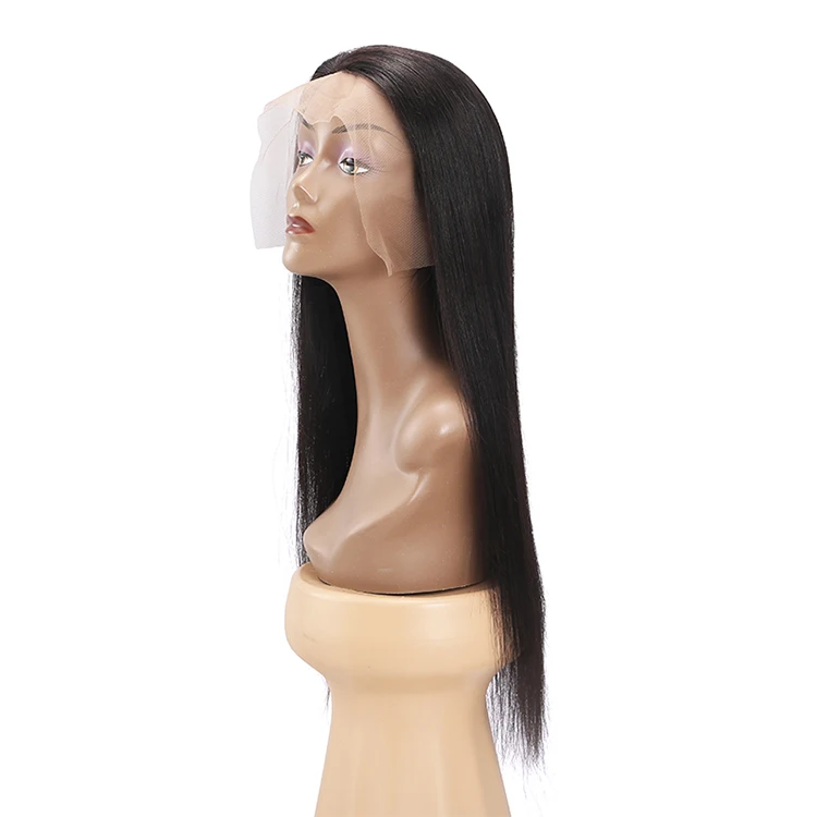  Прямая поставка Парики 10-20 дюймов бразильские человеческие прямые натуральные волосы парик на сетке спереди парики из лошадиных волос