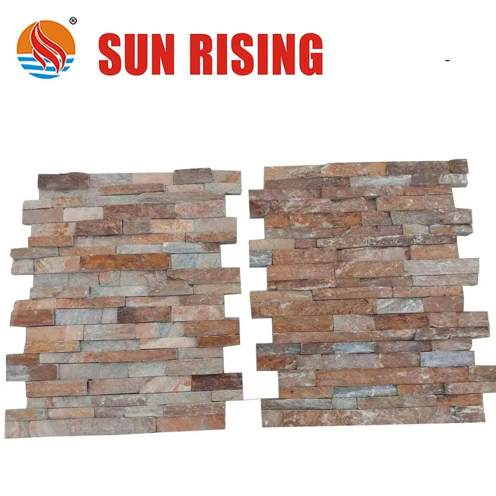 Factory Supply Natural Culture Stone Rustic Slate For Wall Cladding