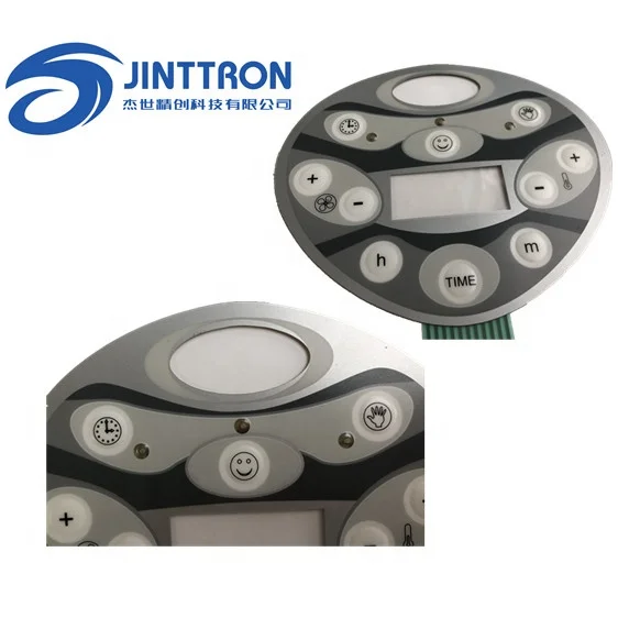 Custom Dustproof Waterproof Gasket PET PC PVC Membrane switch Matrix Tactile Built-in button LED  Keyboard China Suppliers