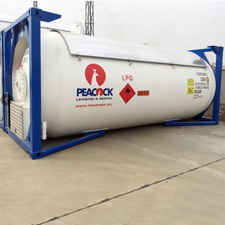 Q345 DR carbon steel tank container T50 LPG tank container