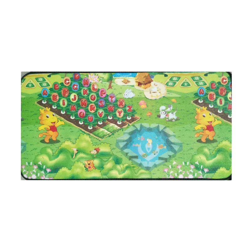 Baby 100%cotton Thick Crawling Mat Kids Floor Play Carpet Baby Floor Mat