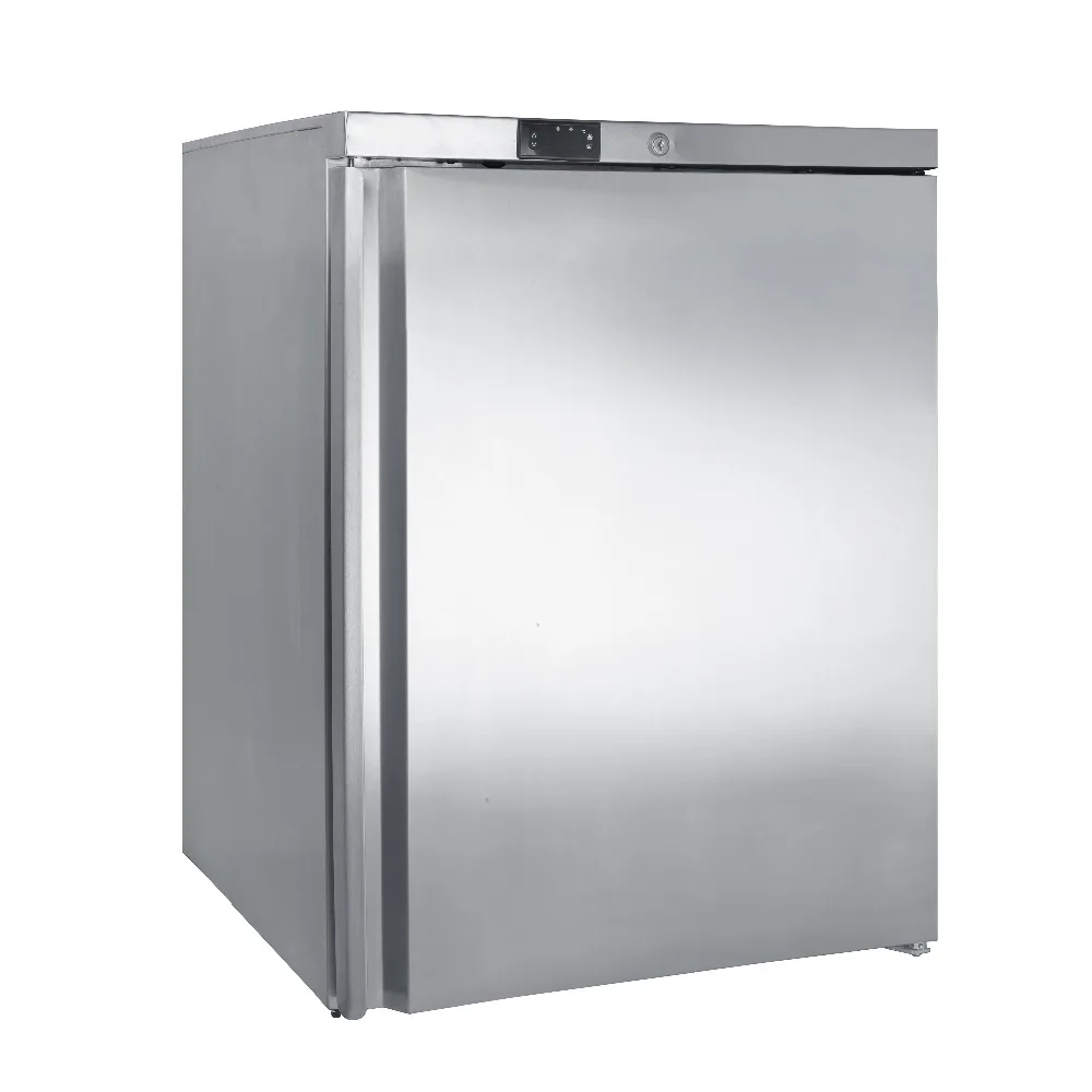 Single Undercounter stainless steel freezer