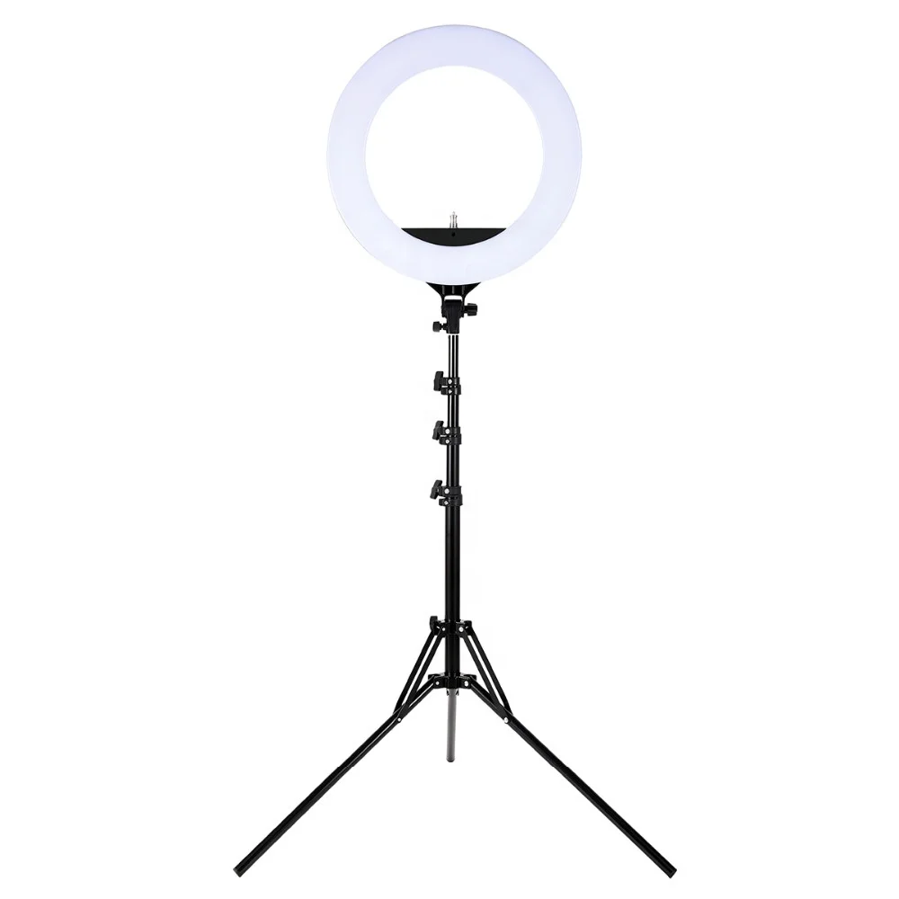 18 Inch Led Makeup Ring Light Kit Dimmable Video Photography Fill Light With Light Stand