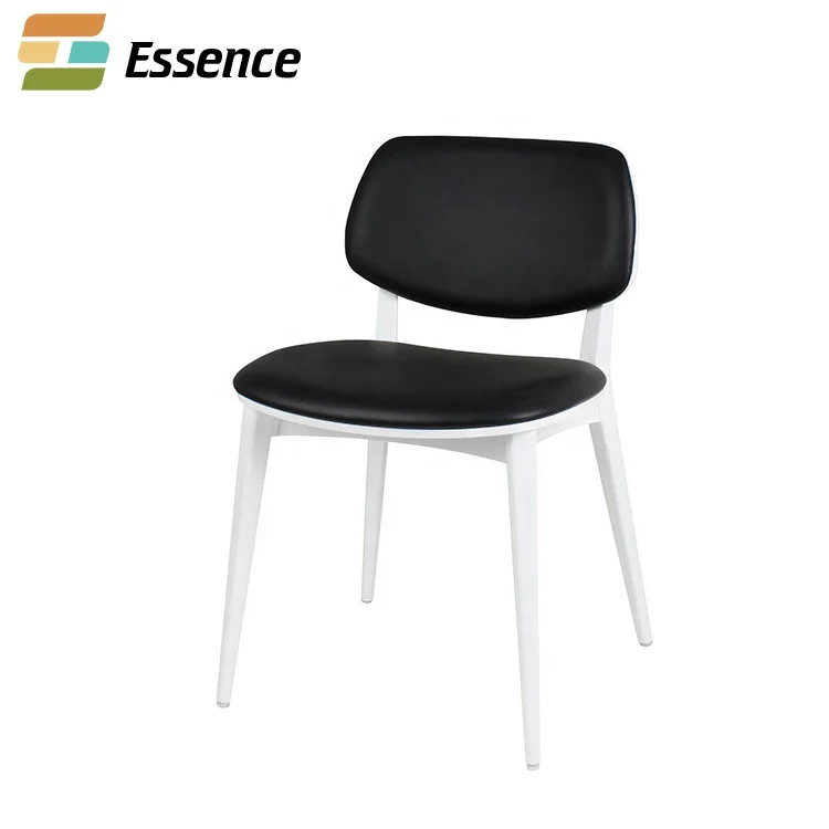 Современные кожаные ресторанные стулья с мягкой обивкой для помещений