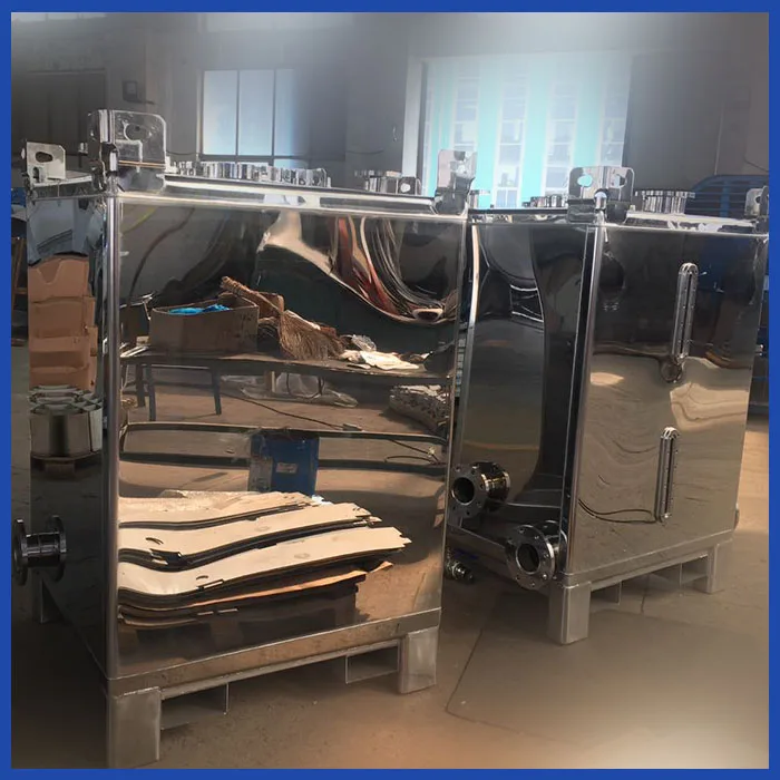 1000L/500L stainless steel chemical/oil IBC tote tank