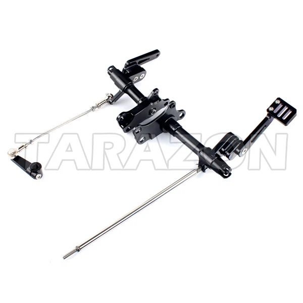 Черный вперед управления подножки для ног для 1991-2003 Harley SPORTSTER 883 1200