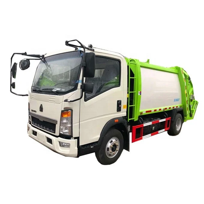 
Sinotruck Howo 4x2 mini Hydraulic Garbage Compactor Truck For City Sanitation Project 