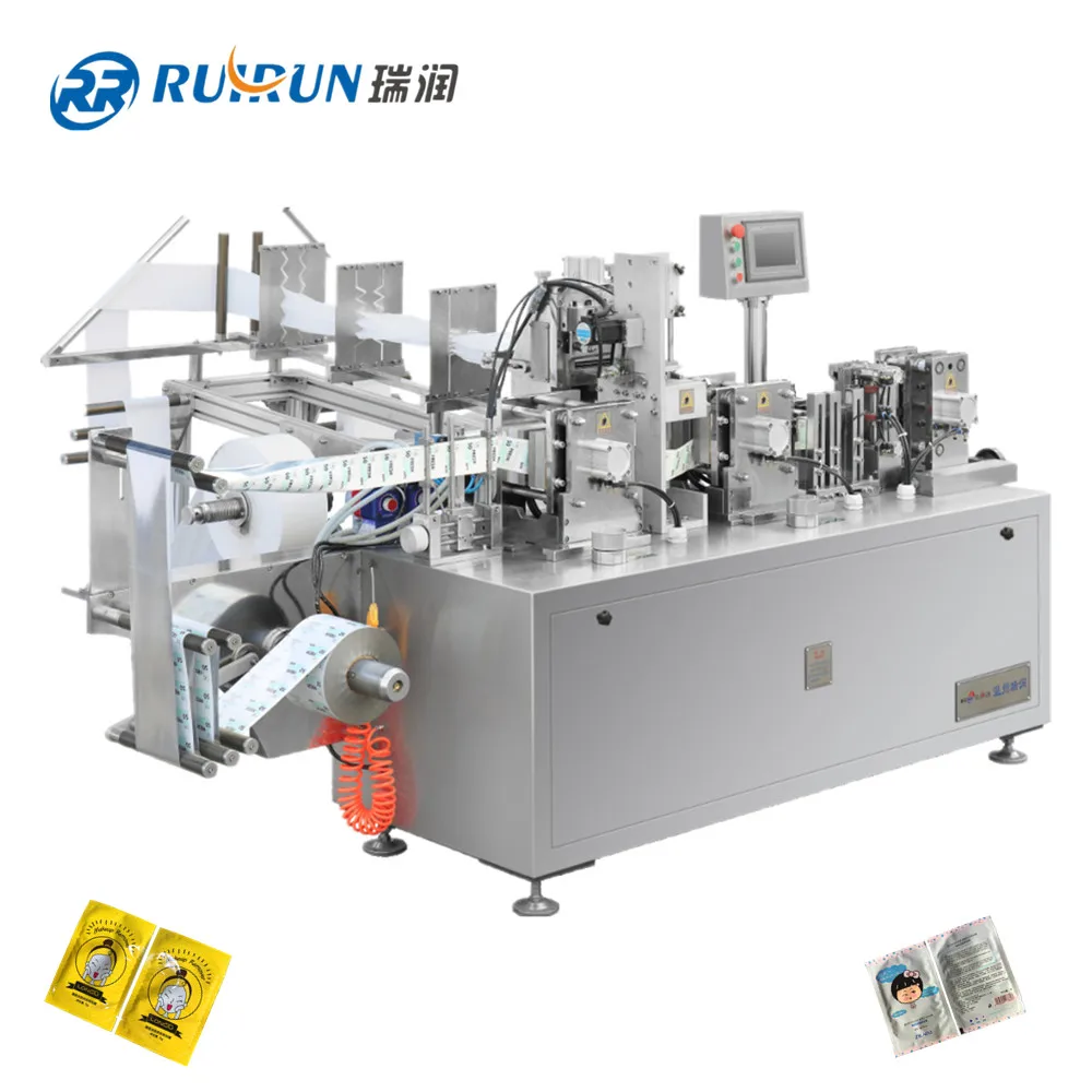 
Disposable wet wipes machine alcohol wipes making machine automatically in China 