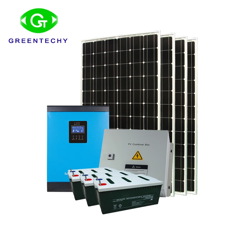 Off grid 1kw 2kw 3kw 4kw 5kw 10kw 15kw home solar energy power system 30kw off grid solar power system