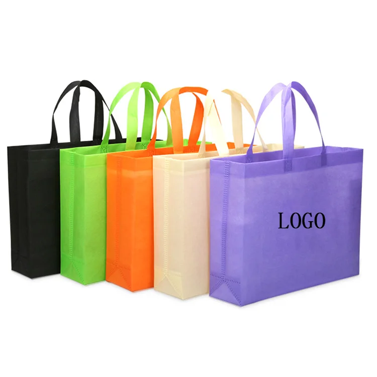 Wholesale High Quality Cheap Promotional Price Recyclable reusable eco friendly non woven shopping tote bag for supermarket