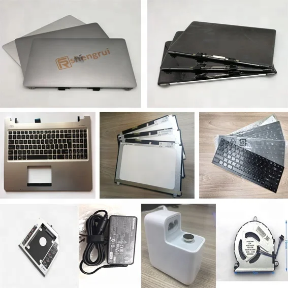 Del* Chromebook 5190 LCD Touch Screen Assembly with Frame