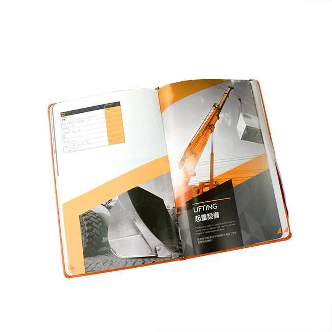 Custom luxury hardcover elegant journal notebook printing day weekly planner