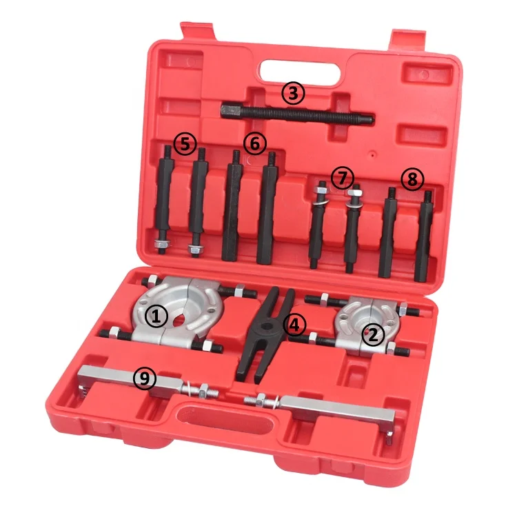DNT automotive outillage 14pc small Bearing puller set for gearbox bearings