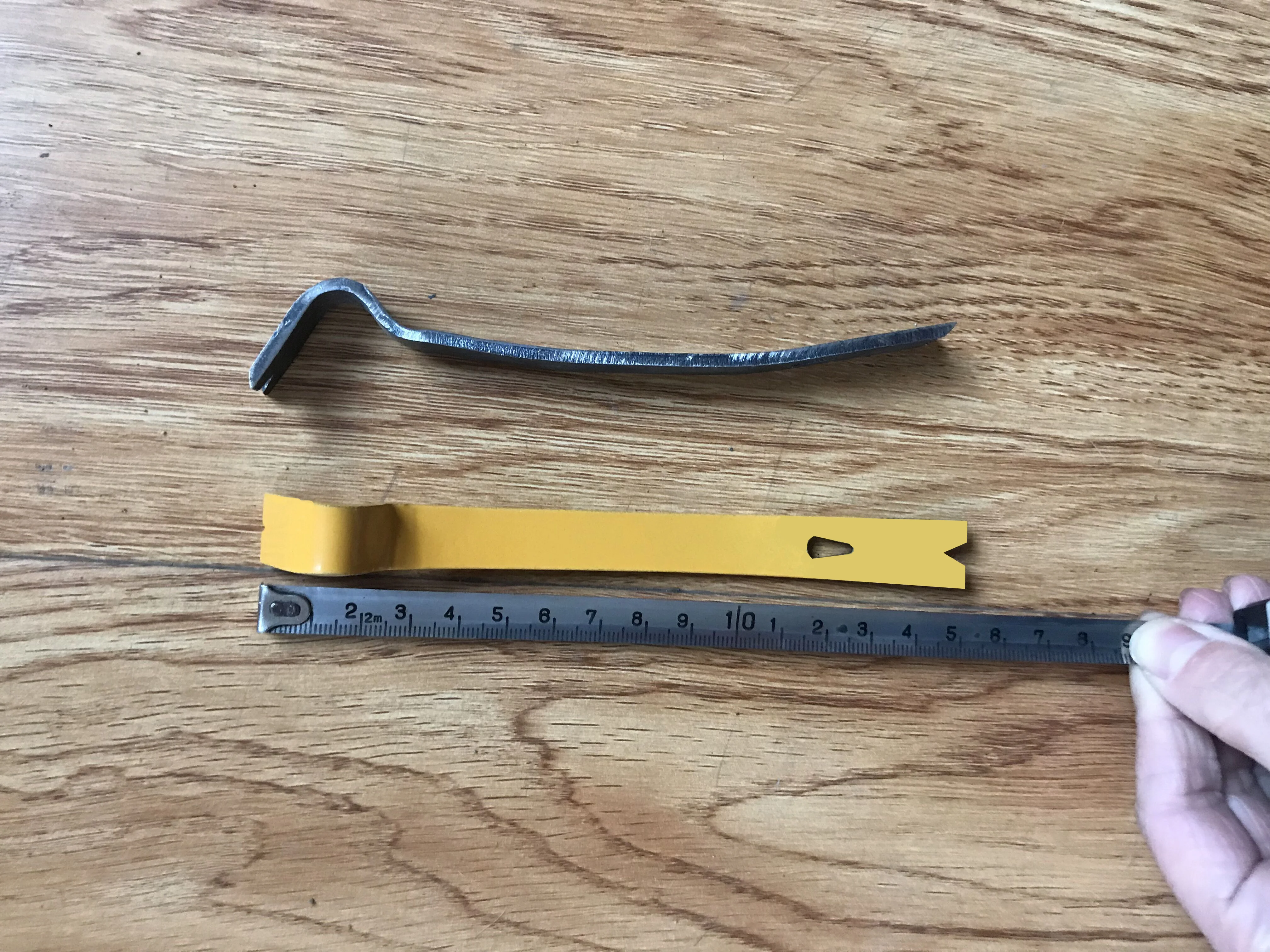 Pry Bar Wrecking Bar Nail Puller/Light Duty Double End Nail Puller