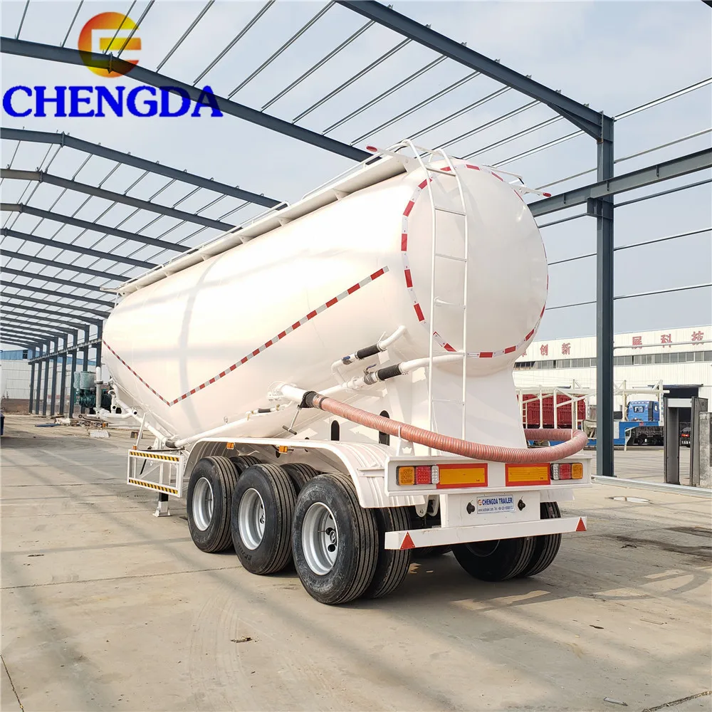 China High Quality better price 3Axles 45CBM Cement Vacuum Truck