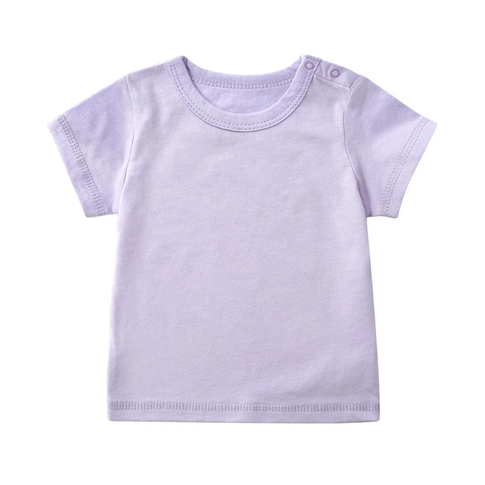 
Factory custom wholesale customized short sleeve blank bamboo cotton baby t-shirts 