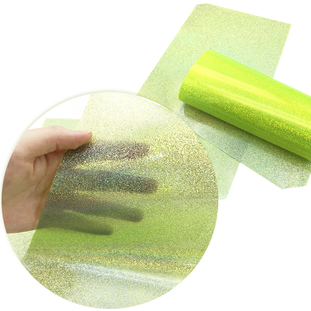 Fashion Laser Glitter Soft Leatherette Fabric Sheet for Seat Cover 64072