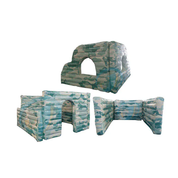 Cheap Inflatable Camouflage Wall Tank X Paintball Bunker Obstacle Set Archery Tag Game Air Soft Bunkers Paintball Inflatable