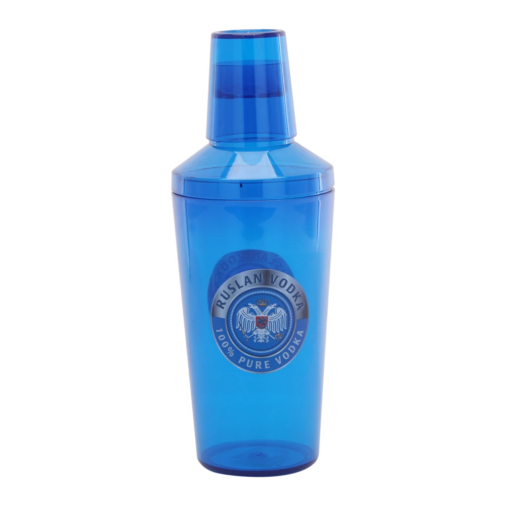 
Factory stock BPA FREE AS glittered plastic hand shaker with private label 
