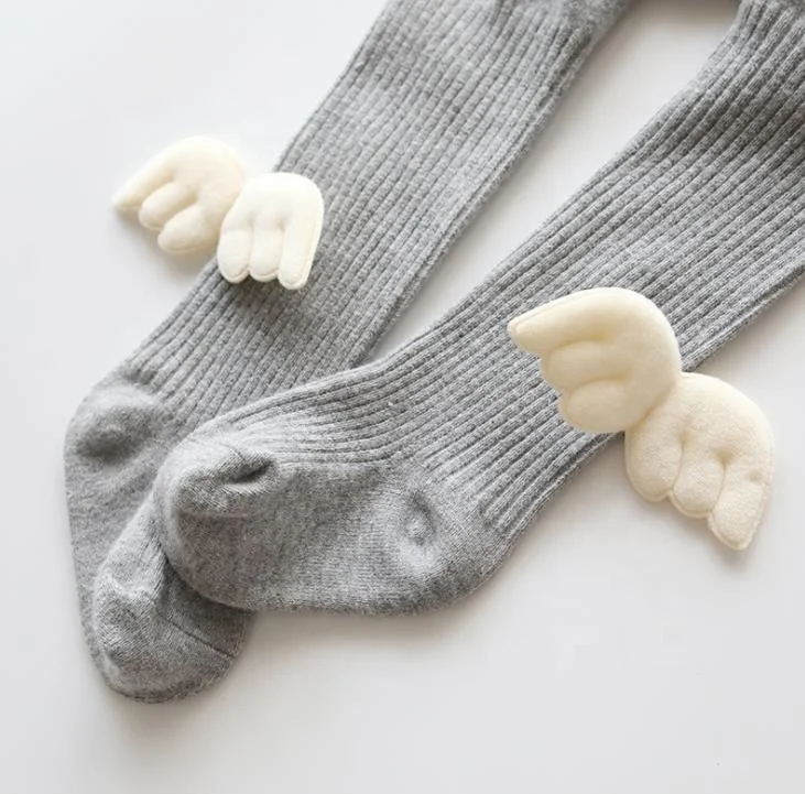 2021 new angel wings girls pantyhose good quality baby socks
