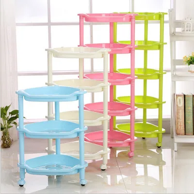 
New arrival high quality plastic storage shelf 