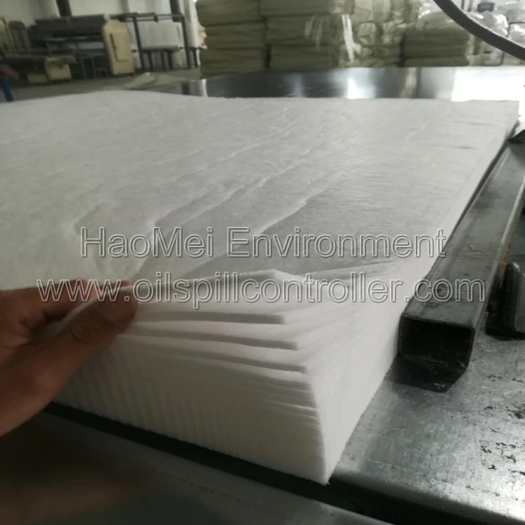 Plain White Oil Absorbent Pad