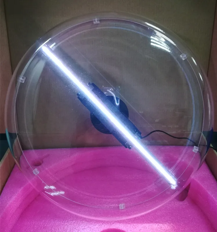 50 см 3d Голограмма дисплей светодиодный вентилятор с крышкой WIFI APP и облачной поддержкой