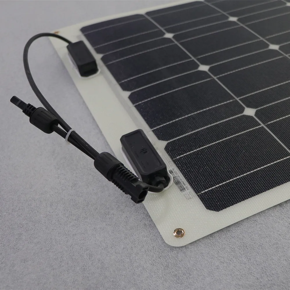 Polynet 36 cells Semi flexible solar panel 100w Mono flex photovoltaic solar panels