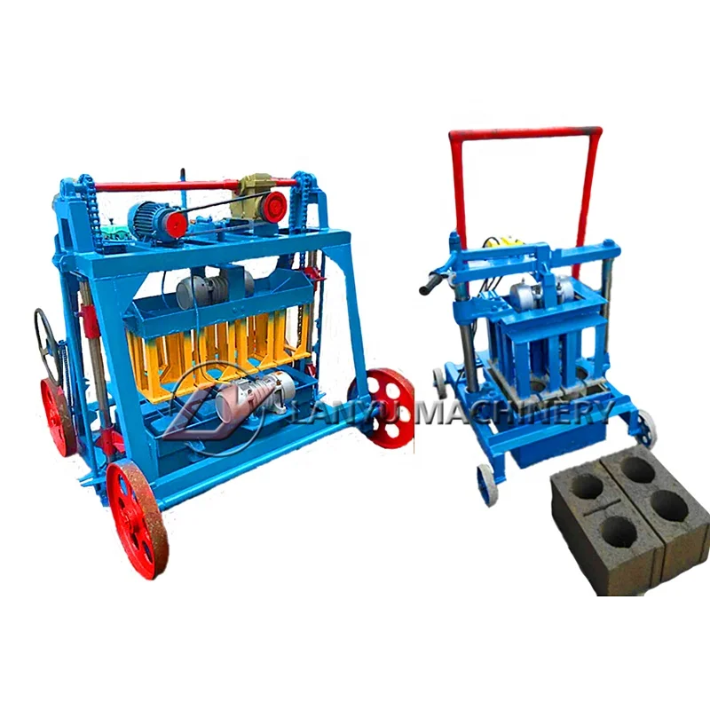 lanyu small scale production/concrete block making machine/construction equipment