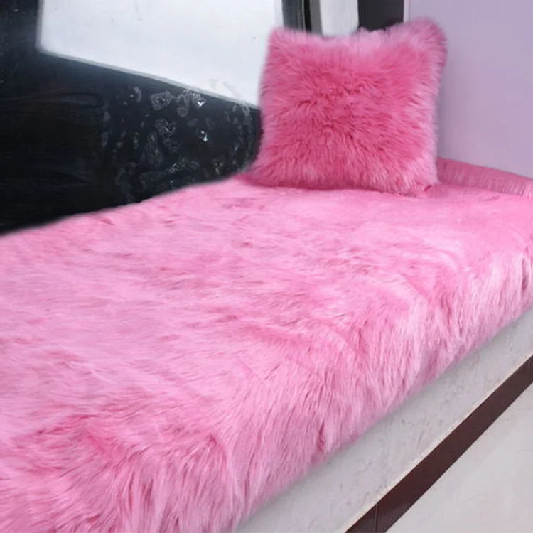 
Modern decorative fur cushion covers with large size for tatami and sofa 