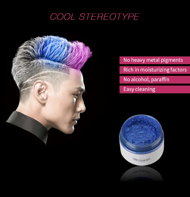 Профессиональный оптовый поставщик глина для укладки волос мужчин бесплатные образцы органический цвет помада сильная фиксация