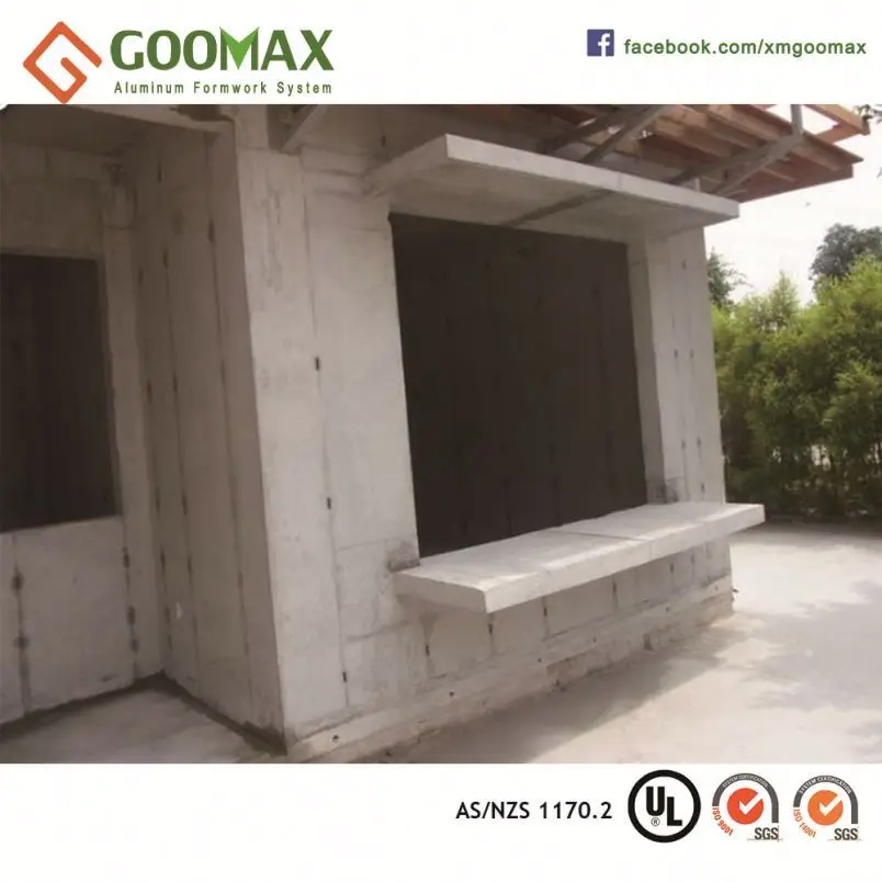 Goomax Mivan similar system board reusable aluminum formwork