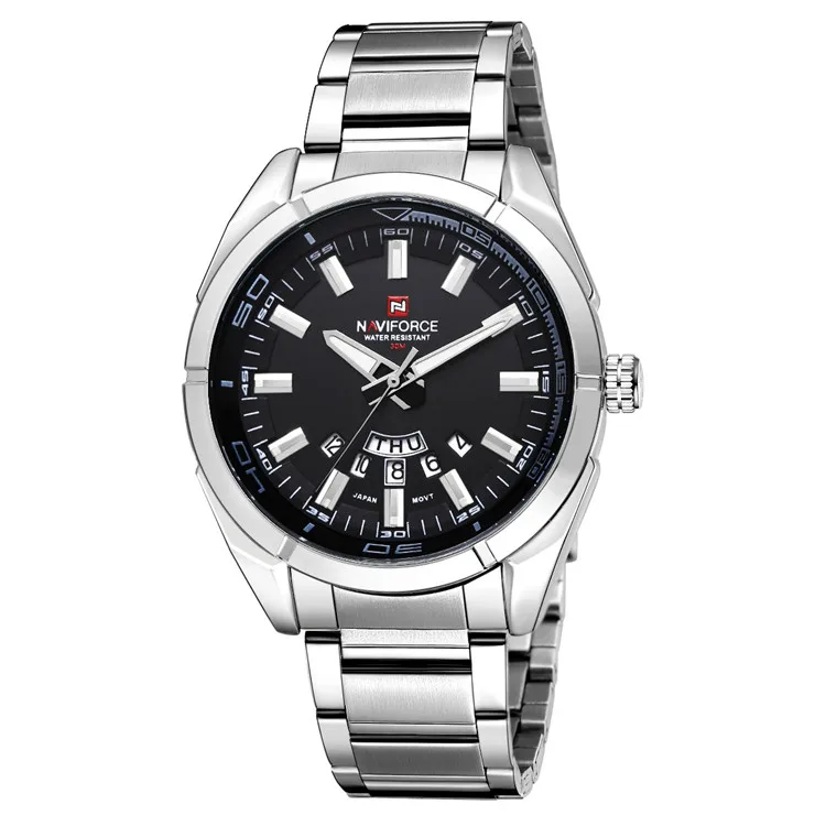 9038 NAVIFORECE brand quartz watches men Alloy wholesale china wrist watches