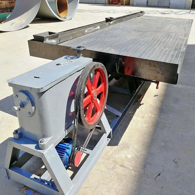 High Recovery 6s Shaking Table Best Price Gold Ore Vibrating Table for Sale from China