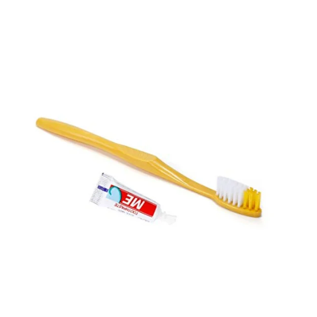 high quality  wholesale   Disposable Hotel Toothbrush with colgate Toothpaste