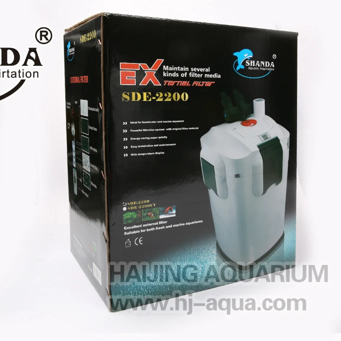 SHANDA aquarium External filter/canister SDE-2200UV 2200L/H UV Filter Bio Filter