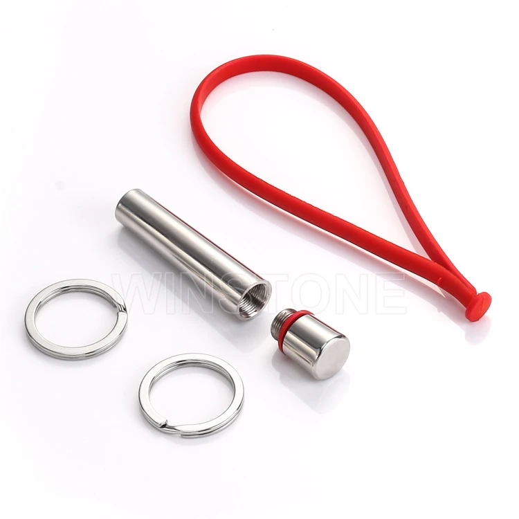 Silver Needle Strap Auto Car Key Ring