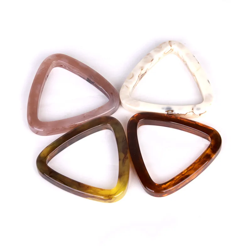 New spring women hot selling triangle square round resin bangles Fashion plastic acrylic bracelets for ladys wholesale Jewellery