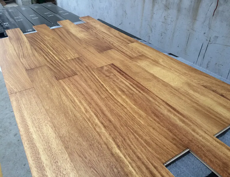 Matt iroko 15mm multi -layer engineered wood flooring made in China