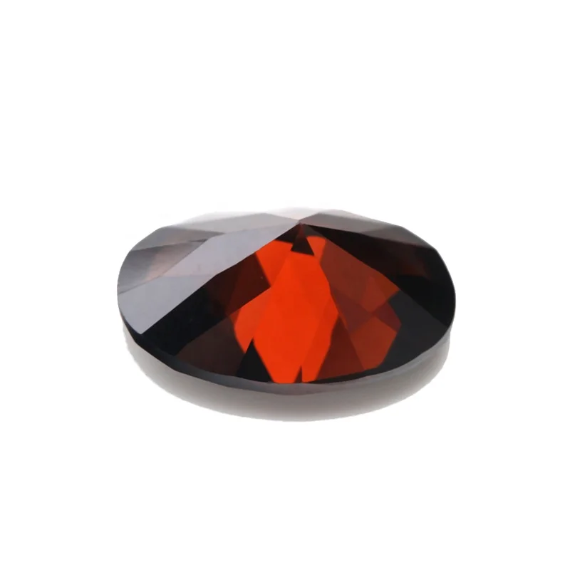 Thriving Gems Synthetic Loose Coffee Oval Cubic Zirconia Stone for Rings