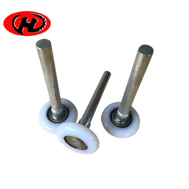 3' garage door nylon roller with stem and bearing