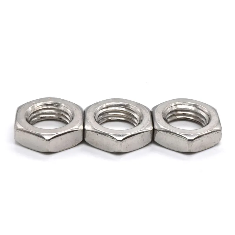 stainless steel hex thin nut DIN439