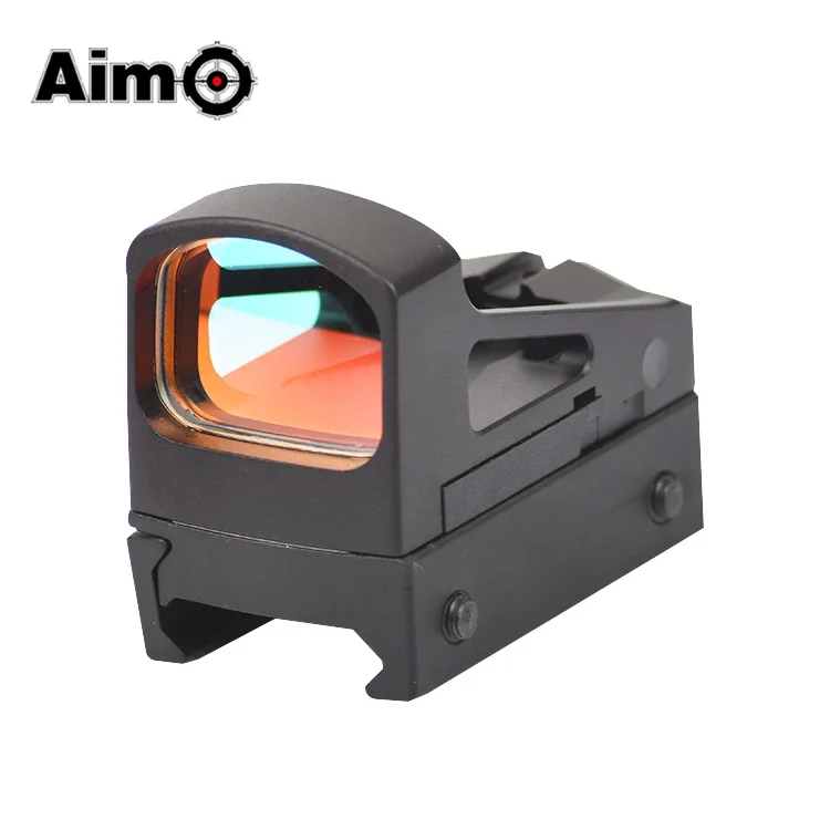 Миниатюрный красный точечный прицел Aim-O RMS с вентиляционным креплением и разделителями для тактического страйкбола