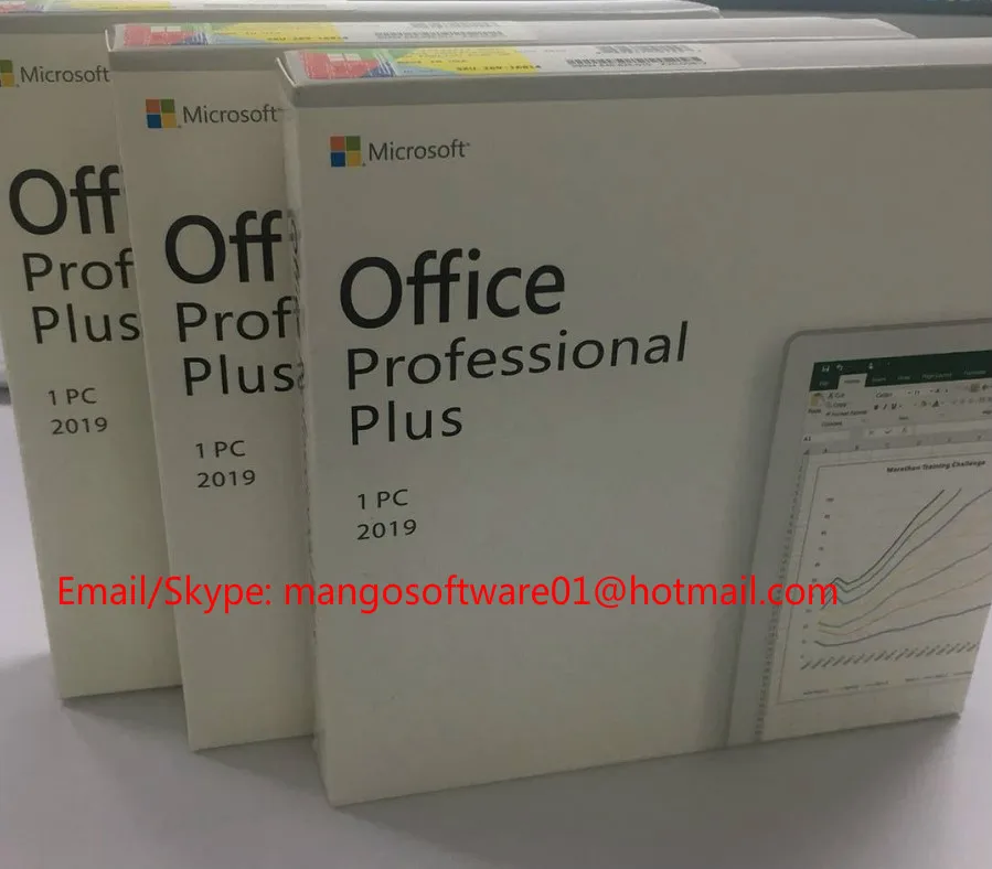 
Microsoft Office 2019 Pro Plus key software, office 2019 pro plus 64bit DVD pack retail license 