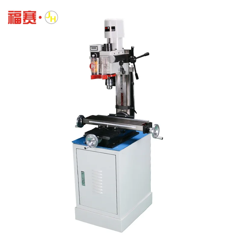 
Fusai 9512D 550W 2500rpm 3-axis DRO Mini milling machine variable speed 13mm mill drill machine 