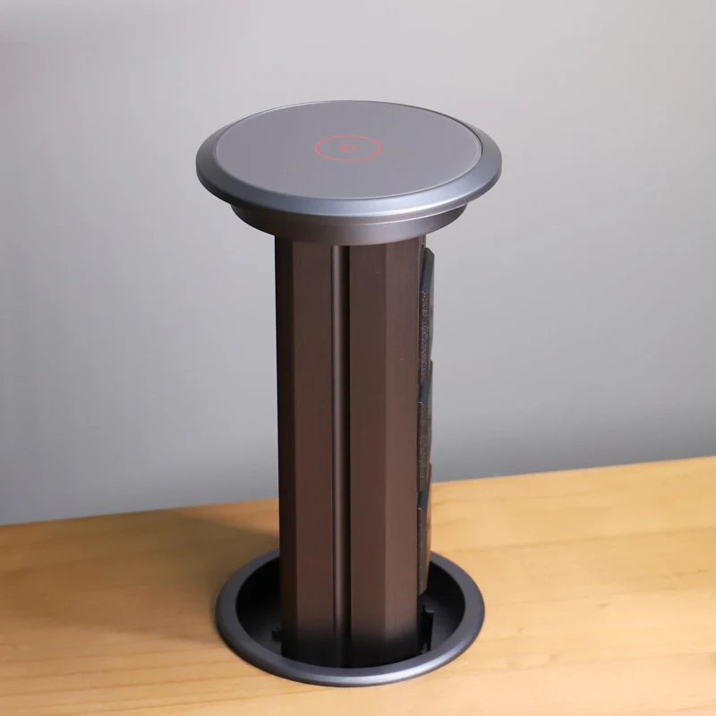 Hidden Australia wireless usb charger output furniture meeting office electric multi pop up desktop socket